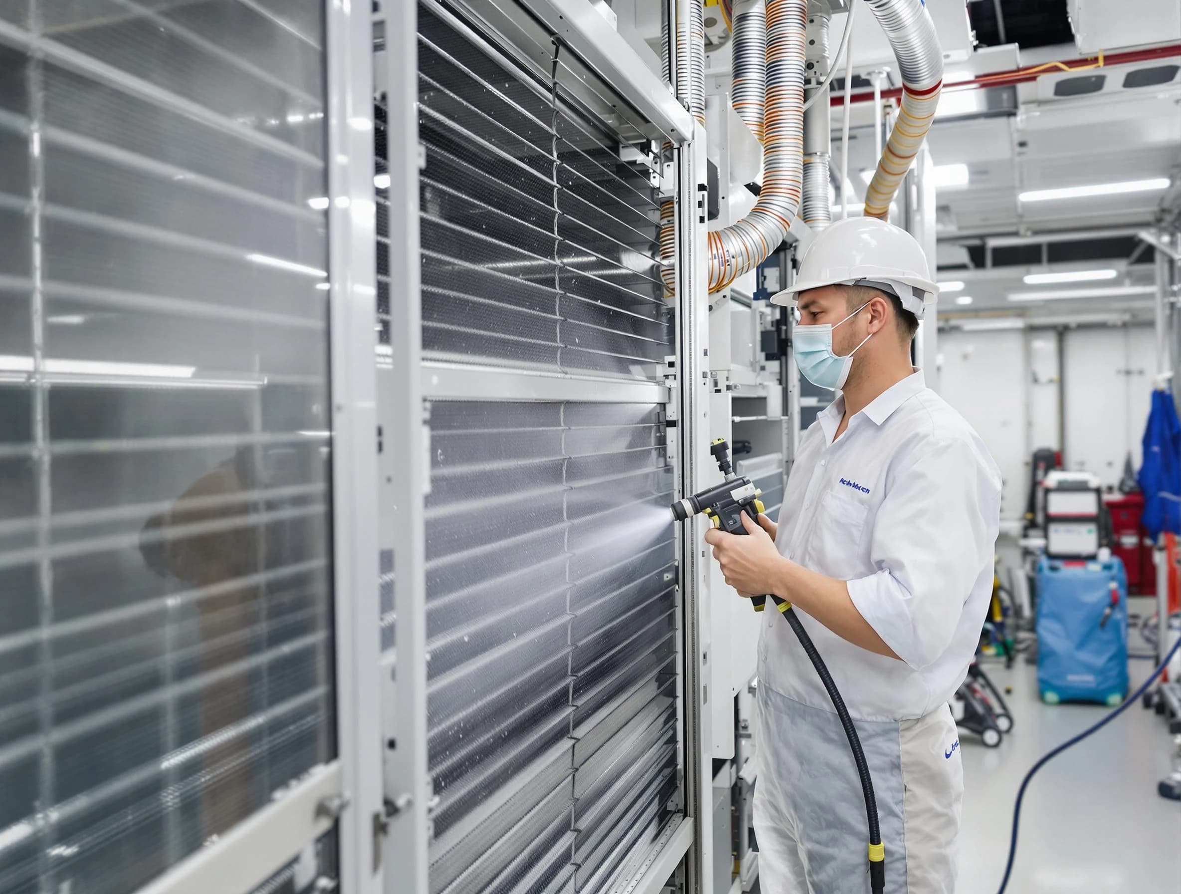 Professional AC coil cleaning by Wyndham Air Duct Cleaning in Wyndham