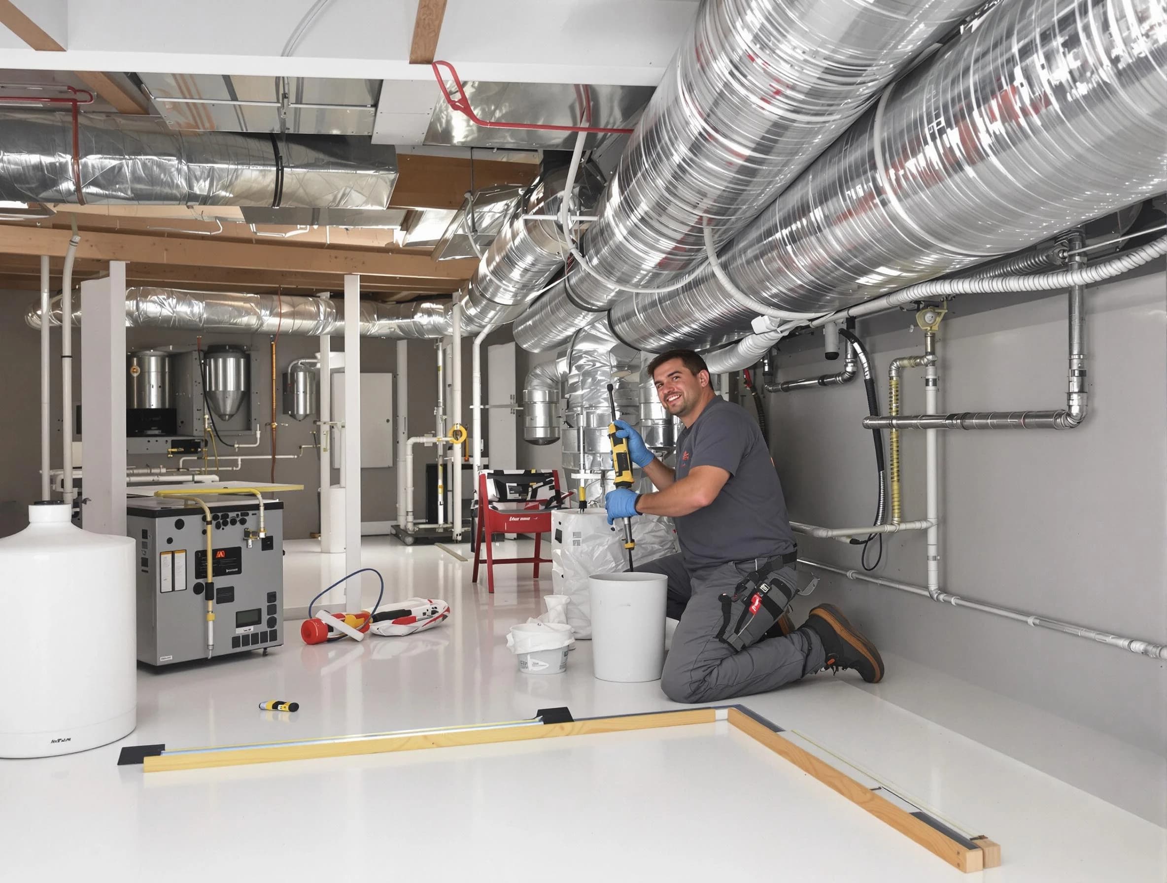 Professional duct sealing service by Wyndham Air Duct Cleaning in Wyndham
