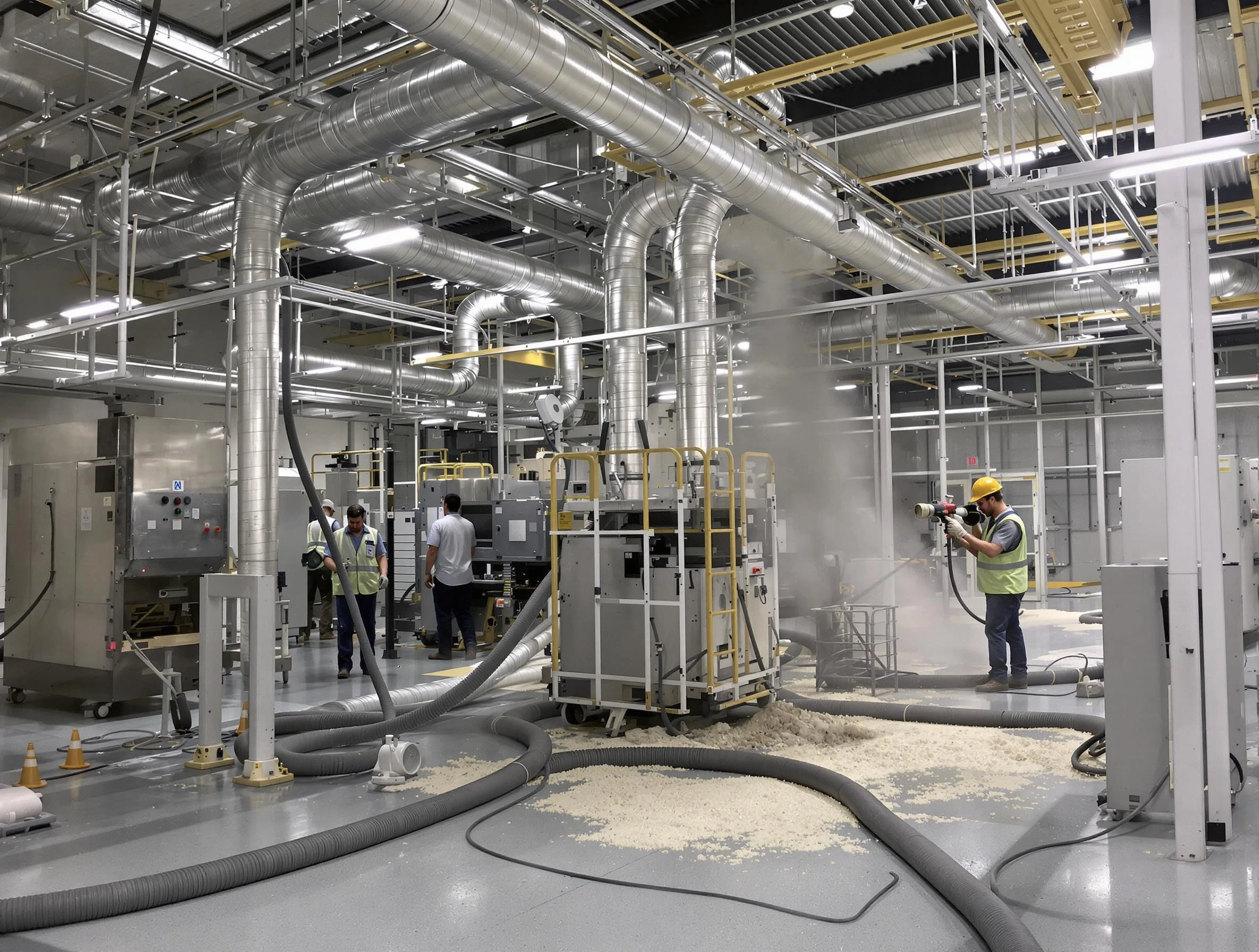 Heavy-duty industrial duct cleaning by Wyndham Air Duct Cleaning in Wyndham